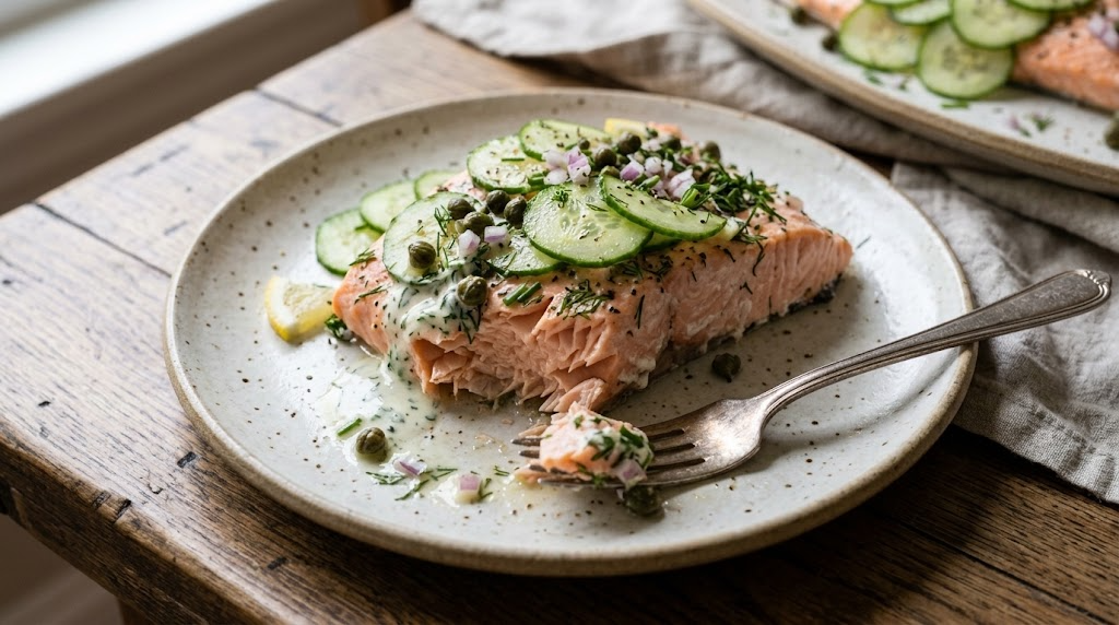 How to Make Whole Poached Salmon