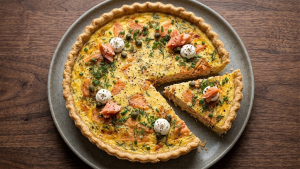 Delia Smith Smoked Salmon Quiche Recipe​