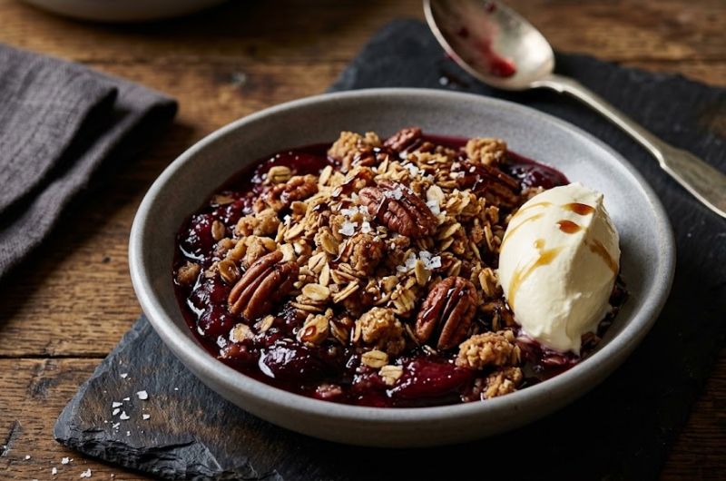 Classic Plum Crumble