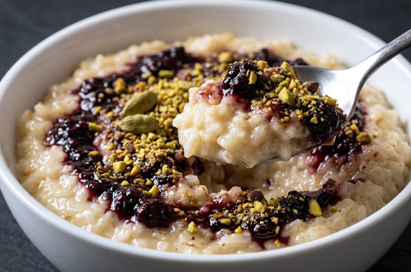 Delia Smith-Style Baked Rice Pudding