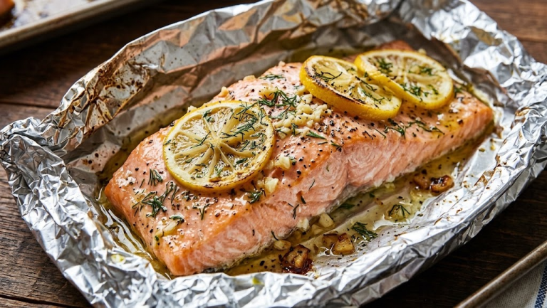 Delia Smith Salmon in Foil Recipe