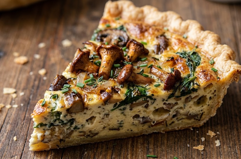Delia Smith Mushroom Quiche Recipe